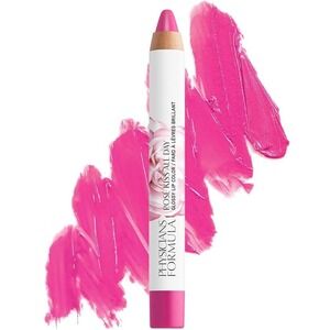 Physicians Formula Rose Kiss All Day Glossy Lip Color She's A Wild Rose 3g New